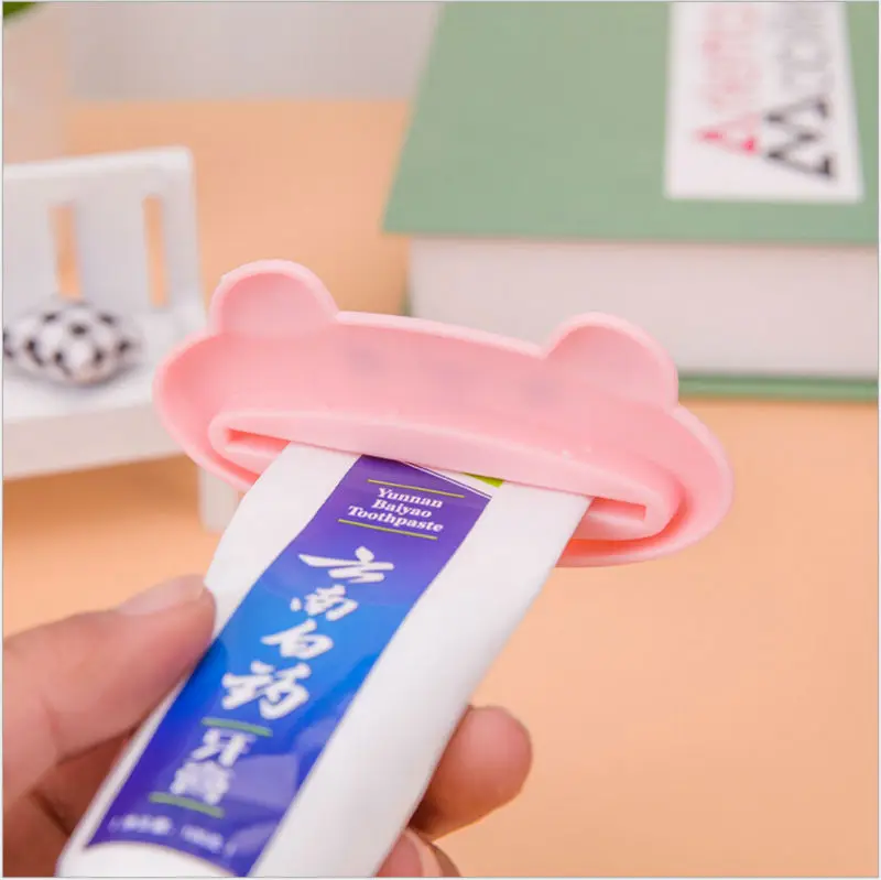 

5 color cartoon animal automatic toothpaste squeezing toothpaste squeezer machine cosmetics squeezing convenient bathroom LW0420