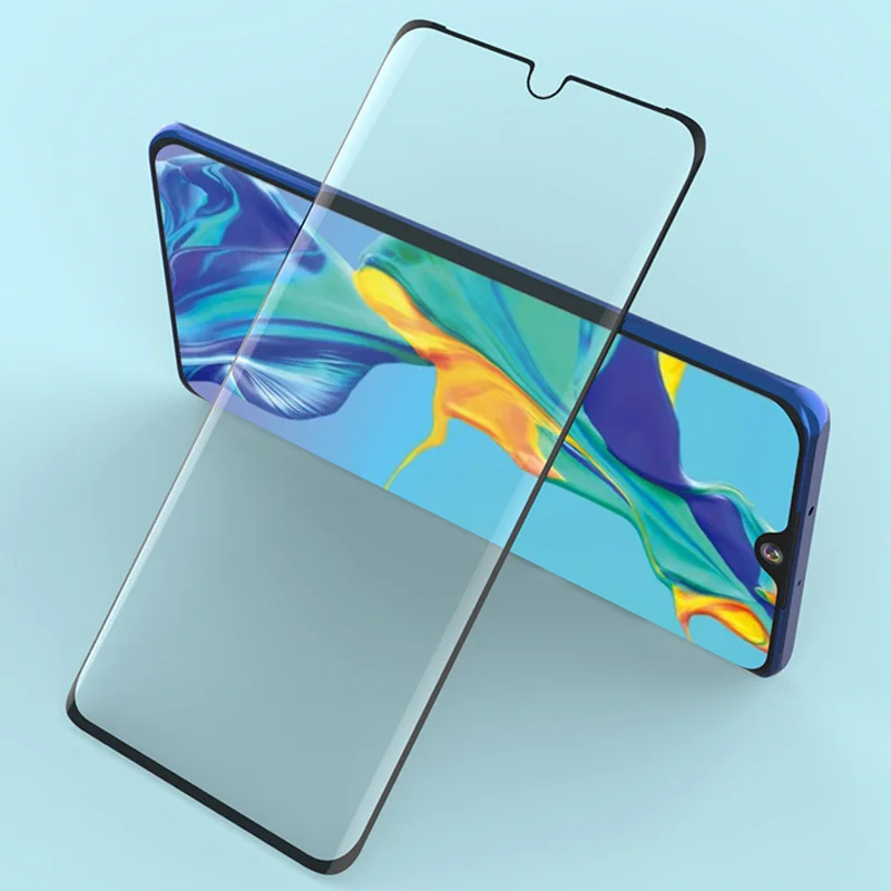 3D полное покрытие закаленное стекло для Huawei P30 Pro Lite Tremp защита экрана Huawai Huaweii P 30