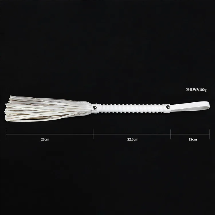 Черные и белые секс-аксессуары для пар кожаная плетка БДСМ фетиш Flogger пытка