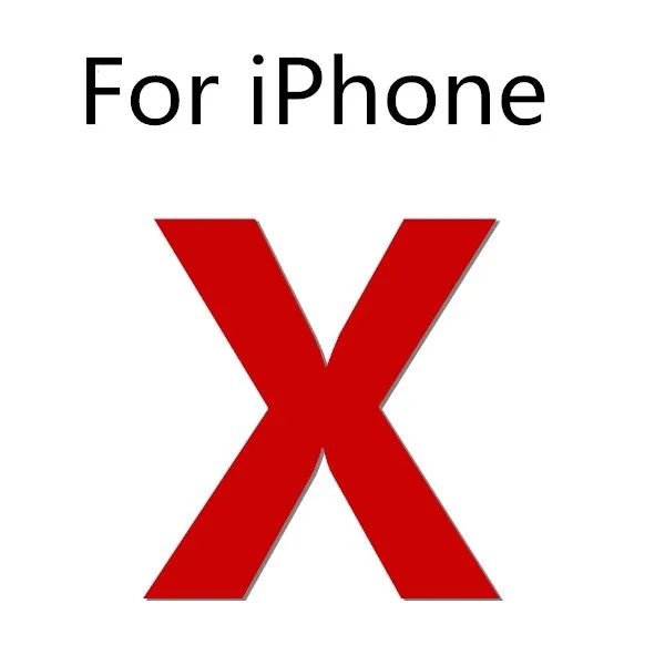 for iphone X 10 шт. закаленное стекло для iphone 7 Plus 8 6 6s 5 5S 5c SE 4 4S 9H Взрывозащищенная защитная пленка для экрана для iphone X XR XS MAX - Цвет: for iphone X