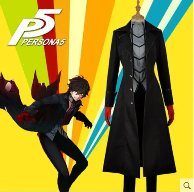 

Halloween Party Anime Game PERSONA5 Cos Kanzato Shin Man Female uniform Cosplay Costume