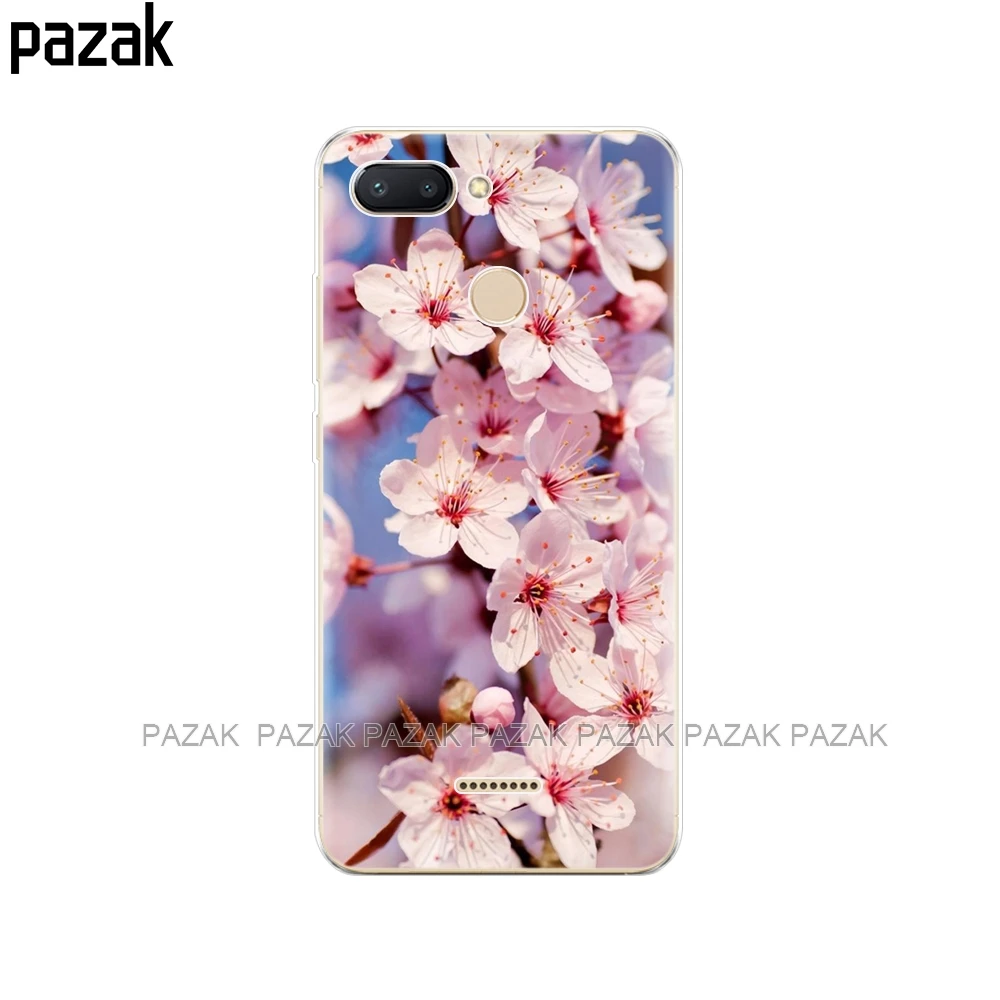34287 Силиконовый чехол для Xiaomi Redmi 6, чехлы, полная защита, мягкая задняя крышка из ТПУ, чехол для телефона Xiaomi Redmi6, бампер hongmi 6, чехол - Цвет: 34287