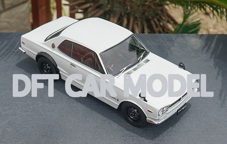 1:18 Масштаб игрушечный автомобиль из сплава ttipple 9 SKYLINE GTR KPGC10 GT-R модель спортивного автомобиля детская игрушечная машинка авторизованный