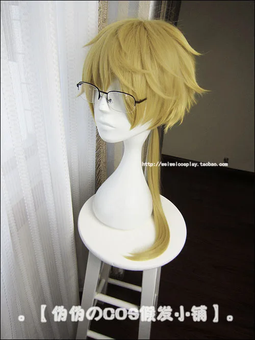 Bungo Stray Dogs Doppo Kunikida Wig Short Fluffy Straight Cosplay Wigs Synthetic Hair for Anime Party | Тематическая одежда и