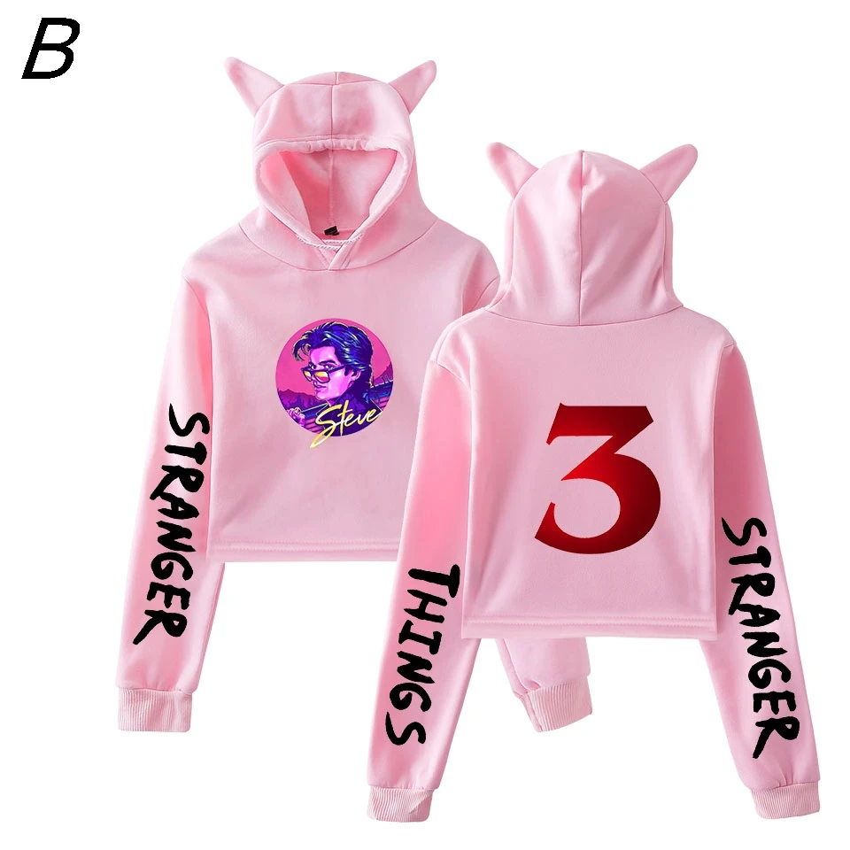Новые вещи 3 повседневные толстовки с капюшоном Vrouwen Kawaii Nieuwste модель принт Стива