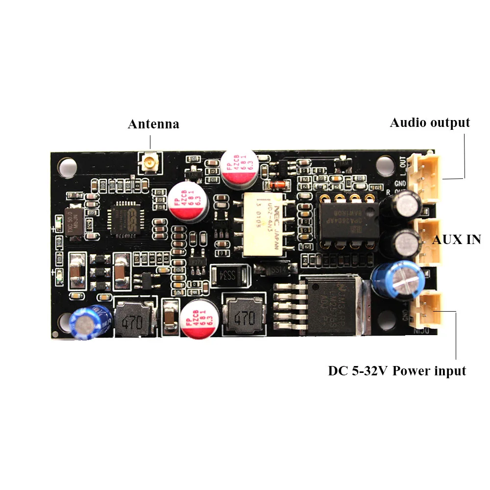 Lusya ES9018 DAC декодирование Cs8675/QCC3031 Bluetooth 5 0 беспроводной прием Поддержка APTX HD 24 бит/96