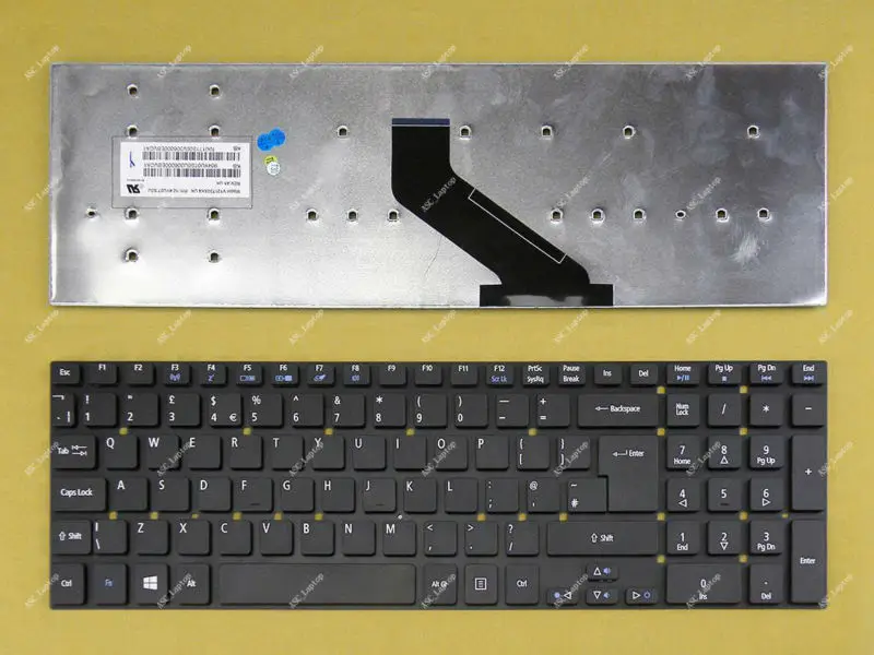Новая английская клавиатура для ноутбука ACER Aspire V3 551 551G 571 571G 731 731G 771 771G Black WIN8|english