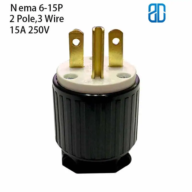 Американский Nema 6 15P противоударное промышленное оборудование запорный штекер с