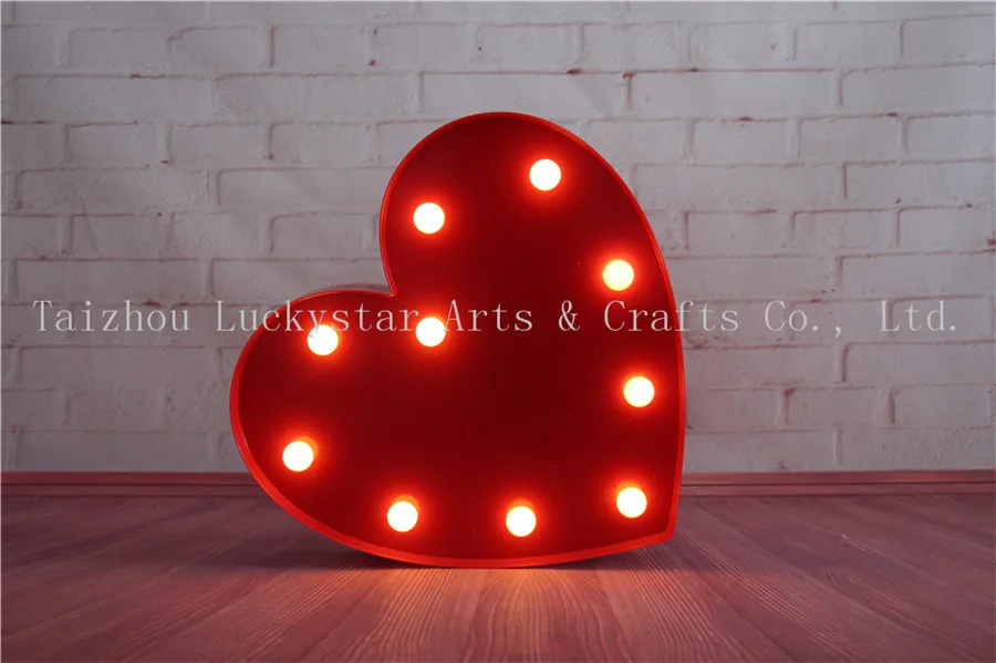 Светильник до 13 &quotПластик шатер светильник красное сердце образный знак