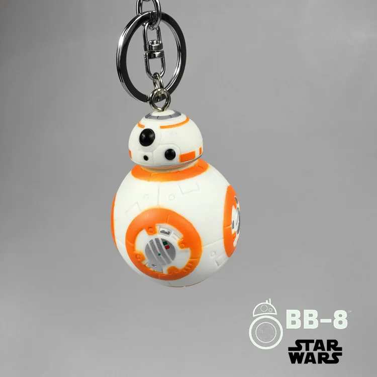 Звездные Войны Пробуждение силы BB-8 кулон «робот» брелки аниме дроид брелок в виде робота Фигурки игрушки подарки