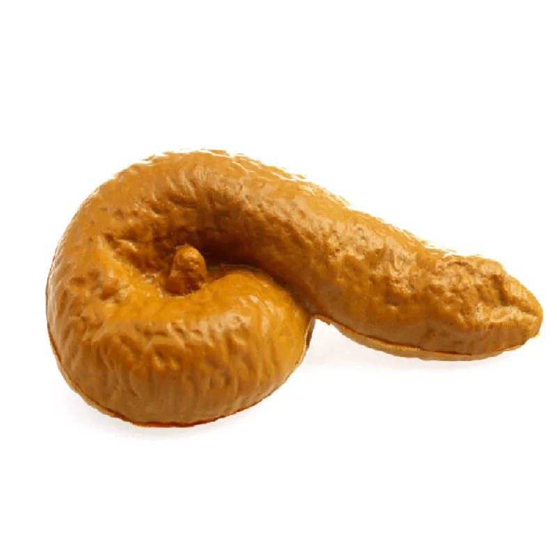 День Дурака реквизит Лофтус брутто вечерние Pooper поддельные ПУ Коричневый Цвет