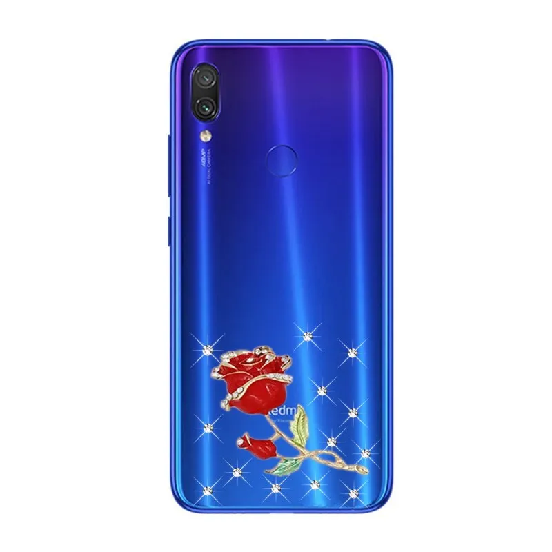 Чехол для Redmi note 7 note7 Роскошный чехол с розами и стразами Xiaomi 8T 8 6 pro S2 6A MI 9T CC9 9 LITE