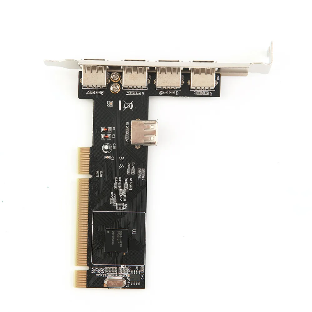 4 внешних USB 2 0 порта + 1 Внутренний порт PCI карты контроллер адаптер конвертер для