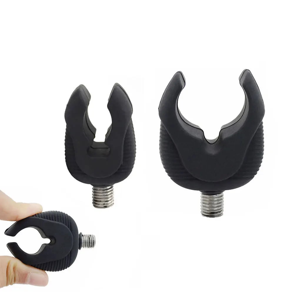 4pcs Rubber Fishing Rod Rest Butt Rest Head Gripper Grips Fishing Rod Holder Fishing Tackle Tools