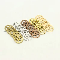 sweet bell five color metal alloy steampunk mini gears jewelry charm jewelry findings diy wholesale 160 pieceslot 15mm