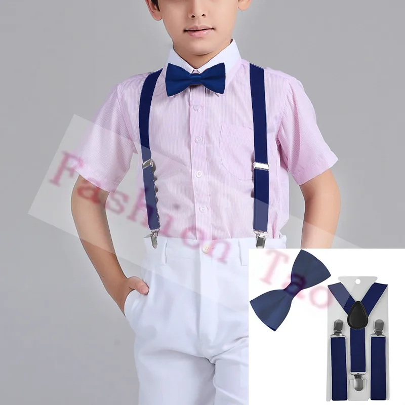 Детские подтяжки бабочки с галстуком бабочкой 2 шт.|suspenders braces|tie suspendersbow tie suspenders |