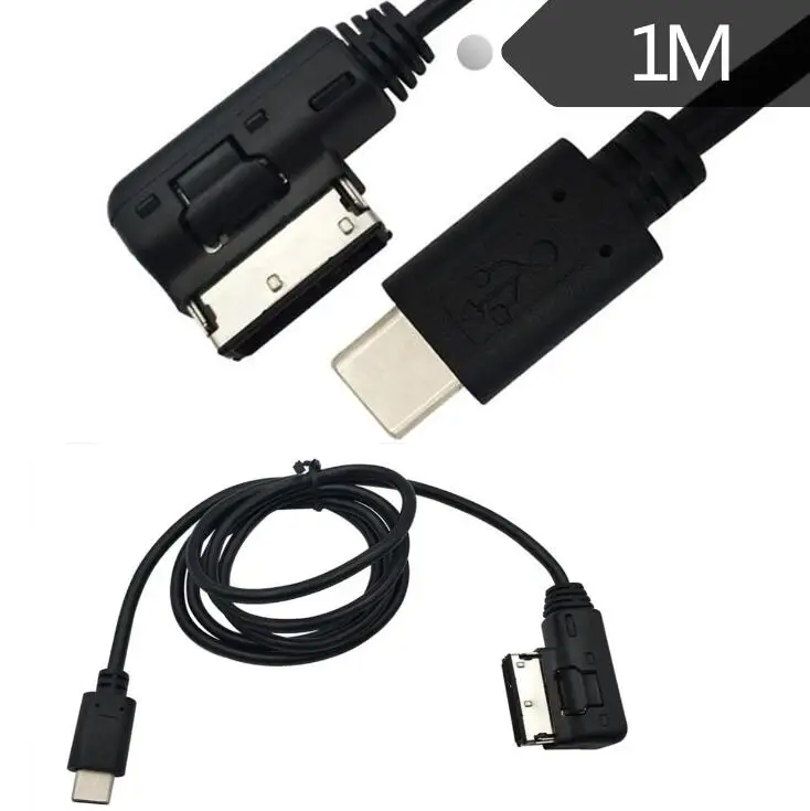 Кабель USB 3 1 типа C для медиа в AMI MDI шнур зарядного устройства VW AUDI Q5 Q7