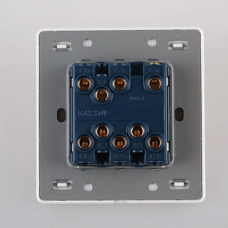 Настенный выключатель для домашнего интерьера 86 Тип скрытая большая доска