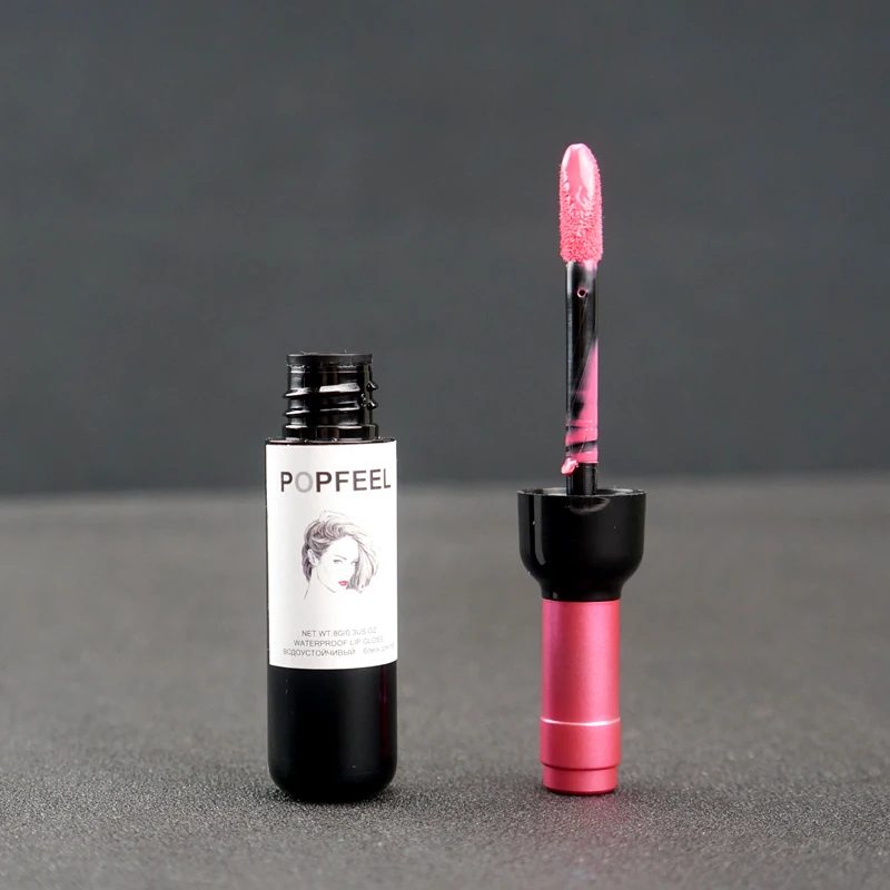 Новый бренд макияж матовая Жидкость Помада для губ красные губы блеск женские