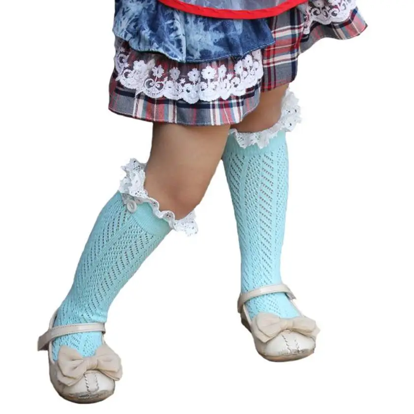 Потрясающие вязаные гетры с пуговицами для маленьких девочек укороченные сапоги