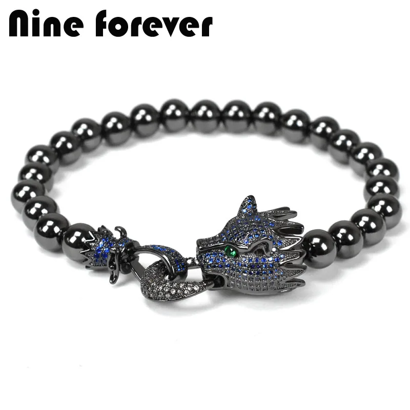 Браслет с леопардом Nine forever Подвески мужские ювелирные изделия браслеты и