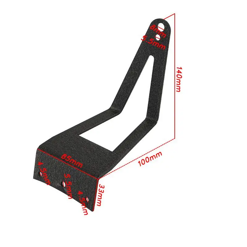 Osalmp пара 50 &quotLed Light Bar верхнее лобовое стекло крепления монтажные кронштейны для