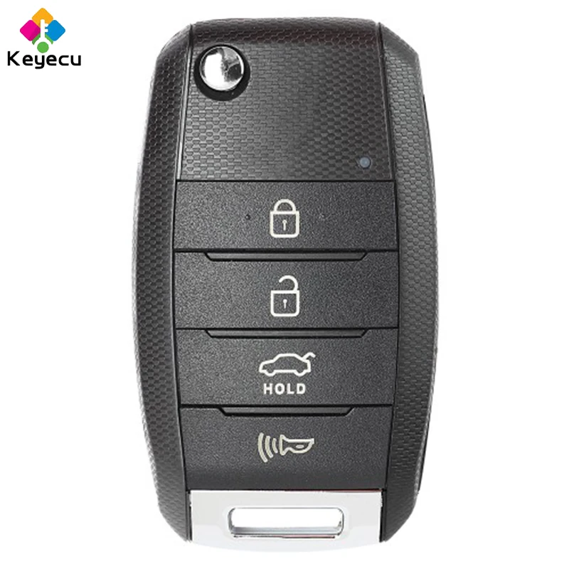 Пульт дистанционного управления KEYECU обновленный ключ без ключа с 433 МГц и чипом