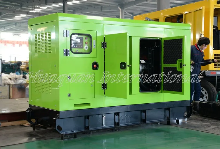 Заводская распродажа бесшумный дизельный geenrator 380v ricardo 20kva дизельный генератор