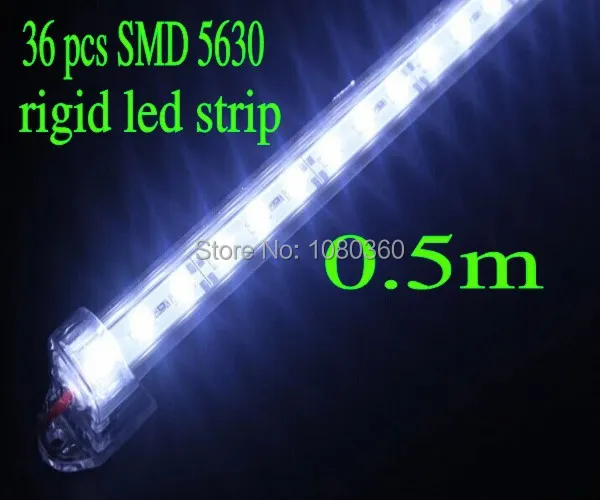 5 комплектов DC 12 В/24 В жесткая СВЕТОДИОДНАЯ лента SMD 5630 50 см светодиодный