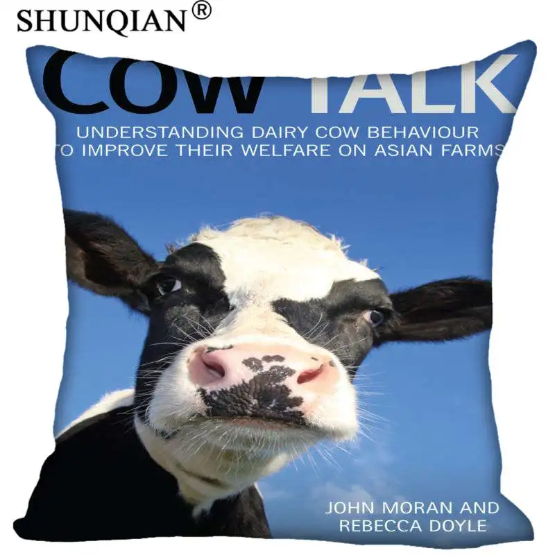 Новое поступление Коровья подушка чехол на молнии индивидуальная Подушка