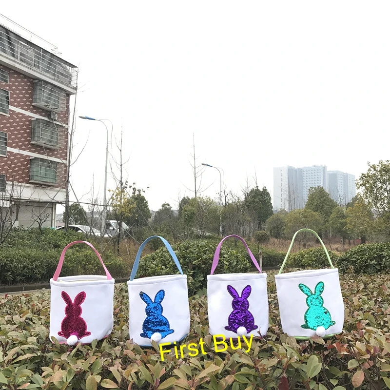 20 шт./партия пасхальные корзины с блестками