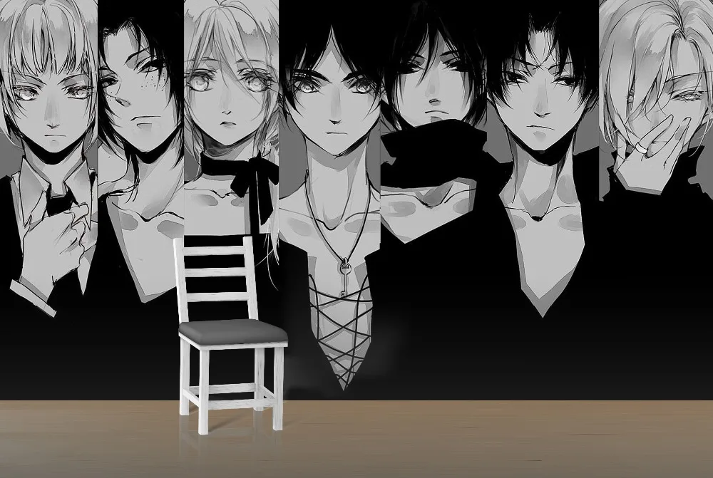 

[Self-Adhesive] 3D Attack On Titan Dark Series 7 Japan Anime Wall Paper mural Wall Print Decal Wall Murals