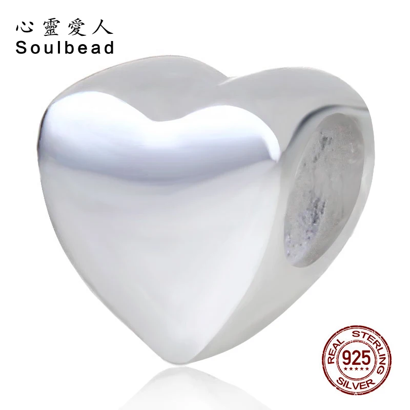 Soulbead 925 серебро Fit Pandora браслет DIY бусины золотая звезда очаровательные ювелирные украшения в форме сердца для подарка на день рождения SS0439