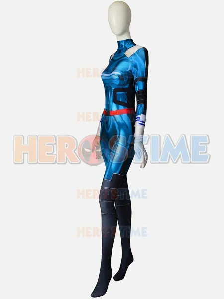 Female Deku Cosplay Costume My Hero Academia Izuku Midoriya Suit 3D Printed Spandex Halloween Zentai Bodysuit No Mask |
