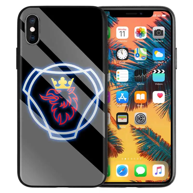 03 Грузовик SCANIA с принтом, из силикона мягкий чехол для Apple iPhone 7 8 6 6S 11 11Pro X XR XS MAX Plus 7P 6 8P 7+ 8+ Защитная крышка - Цвет: 03