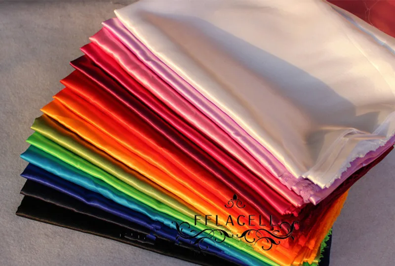 1 ярд шелковая атласная ткань для платья свадебная одежда 100% полиэстер