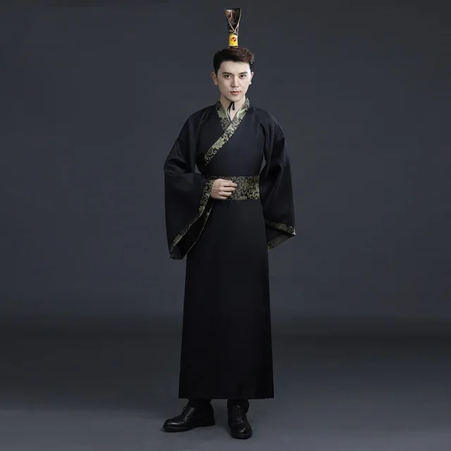style 5 Китайский национальный костюм ханьфу черный Древний китайский костюм ханьфу мужская одежда традиционный Национальный костюм Тан сценические костюмы - Цвет: style 5