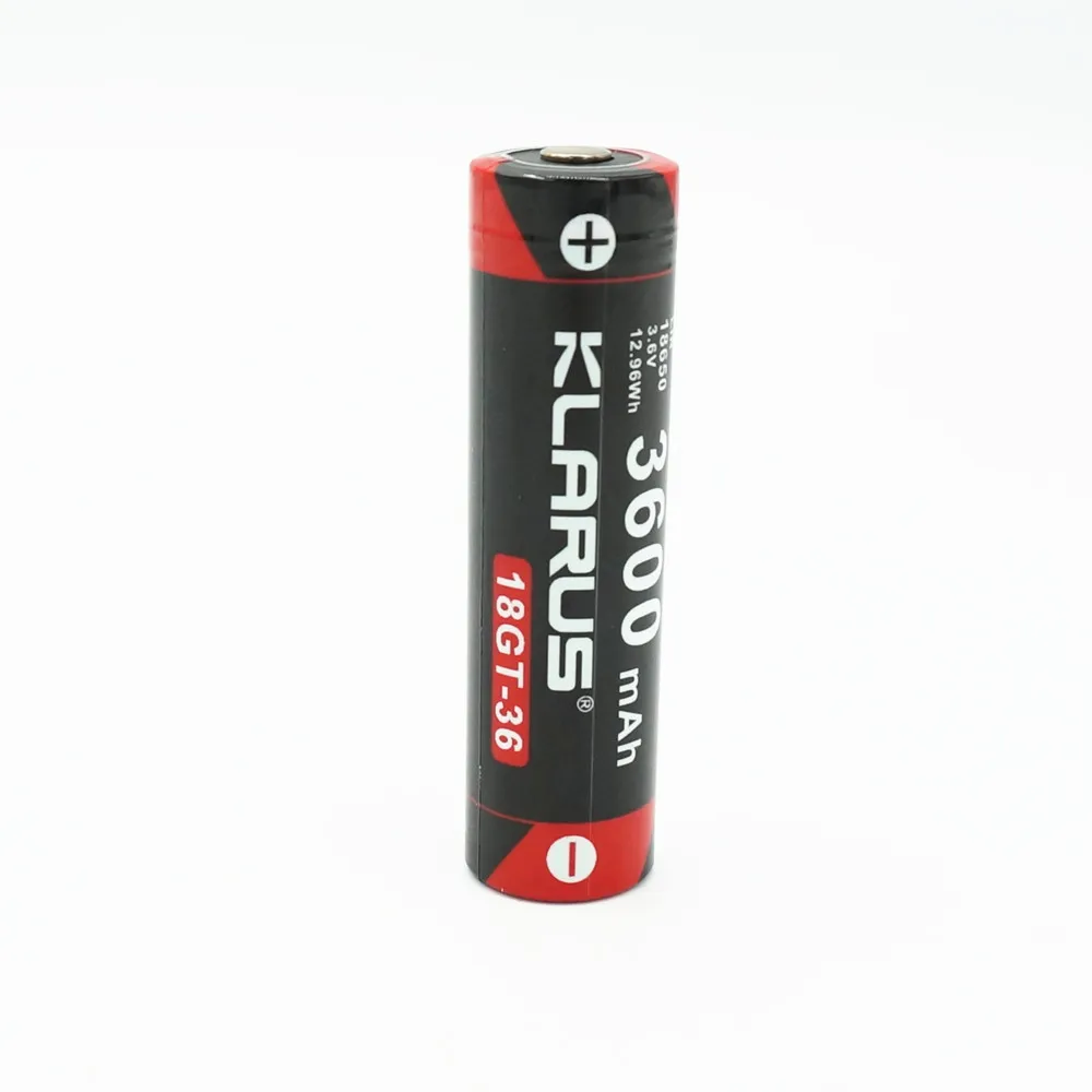 4 шт Klarus LiR 18650 18GT-36 3600 mah литий-ионная аккумуляторная батарея 3 6 V 12.96Wh Защитная