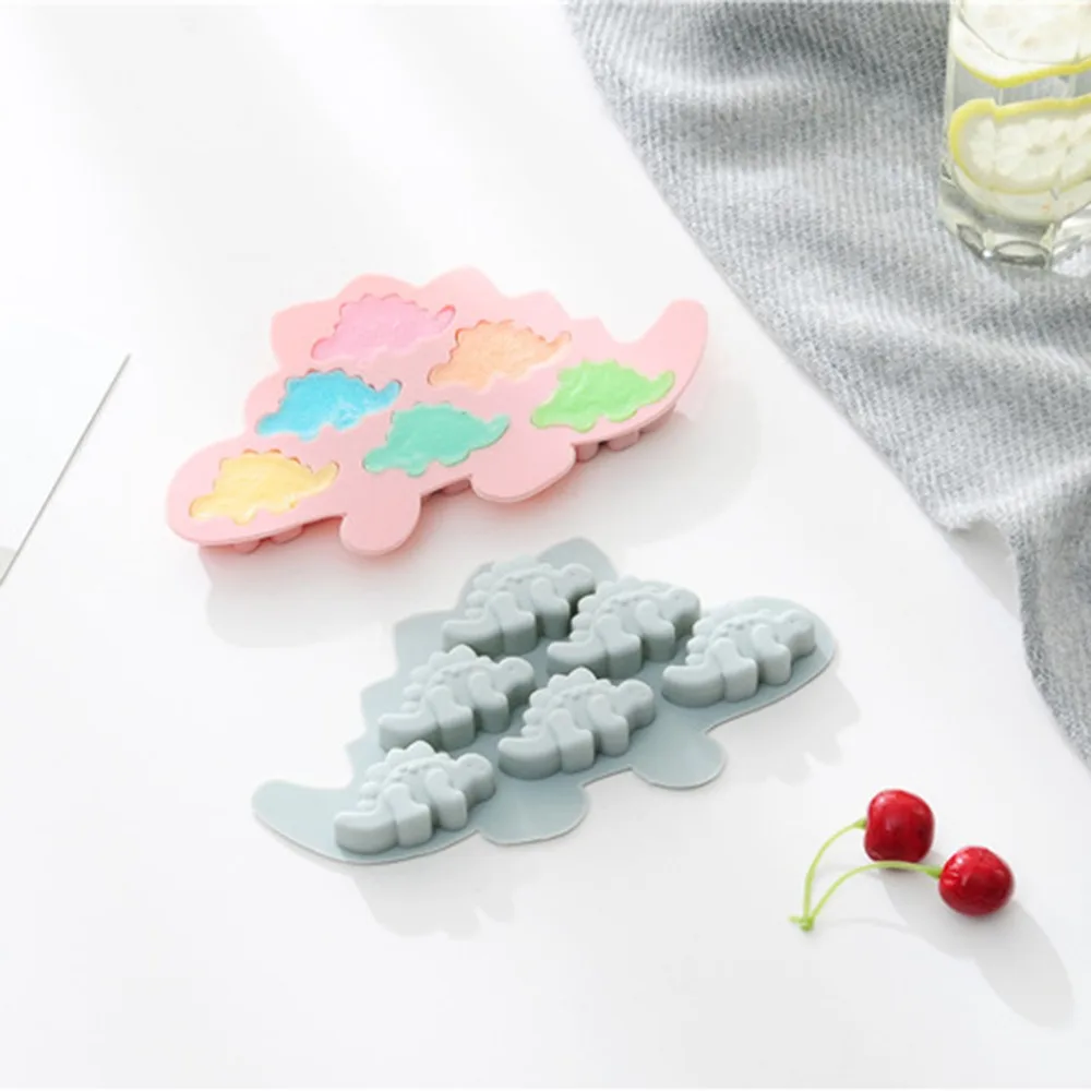 6 Сетка мультфильм динозавра силиконовые формы 3D DIY сахар конфеты ремесло помадка