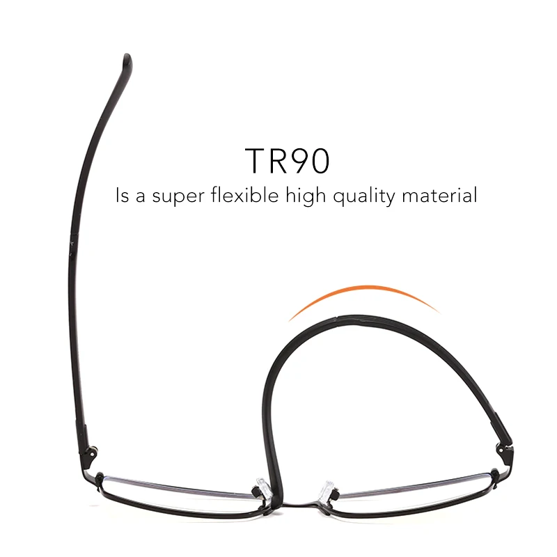 WOWSUN Unisex Glasses Frame UV400 eyeglasses Frames Clear Women Men Optical Gold Eyeglass Transparent A031 |