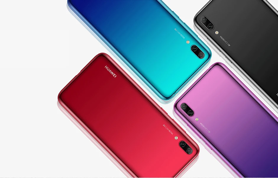 Глобальная прошивка huawei enjoy 9 huawei Y7 Pro мобильный телефон 6,26 дюймов Восьмиядерный процессор Snapdragon 450 Android 8,1 разблокировка лица 4000 мАч