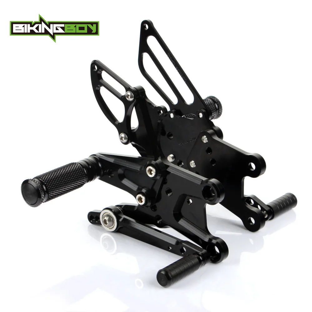 600RR ABS 09-17 Bla BIKINGBOY задние педали для ног Сзади наборы для ухода за кожей для HONDA CBR600RR 03 04 05 06 07 08 09 10 11 12 CBR 600 RR ABS 09-17 16 15 14 - Цвет: 600RR ABS 09-17 Bla