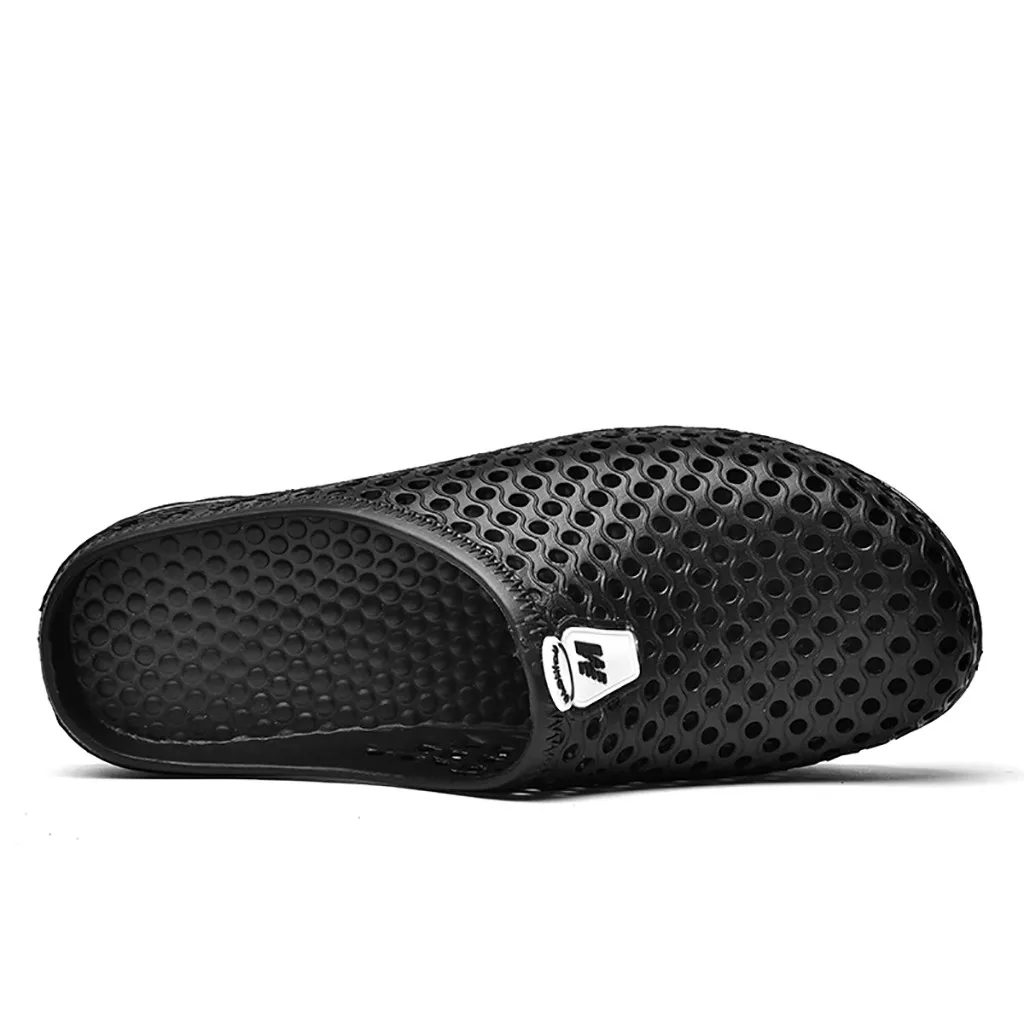 Лидер продаж Новинка модные летние туфли с отверстиями пляжная Мужская обувь