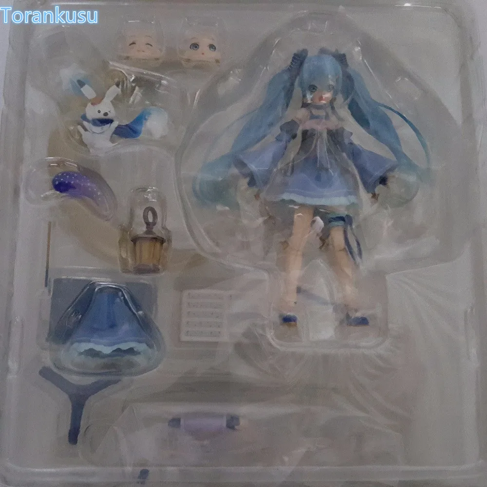Мику Хацунэ фигурки героев twinkel снег Figma EX037 ПВХ игрушка фигура 140 мм Аниме