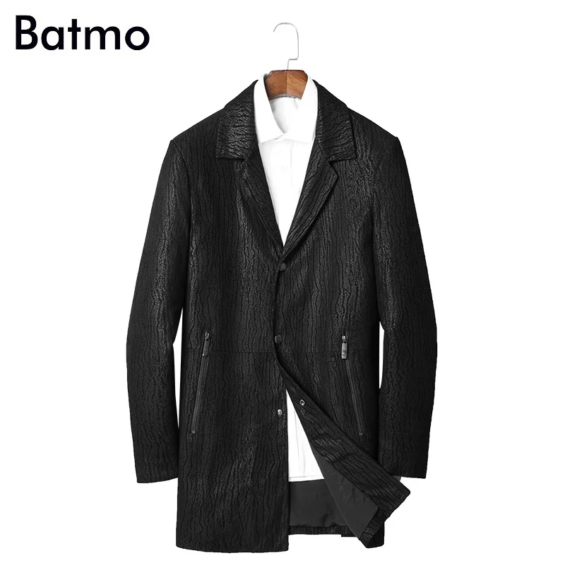 BATMO 2018 Новое поступление осенний высококачественный мужской Тренч из
