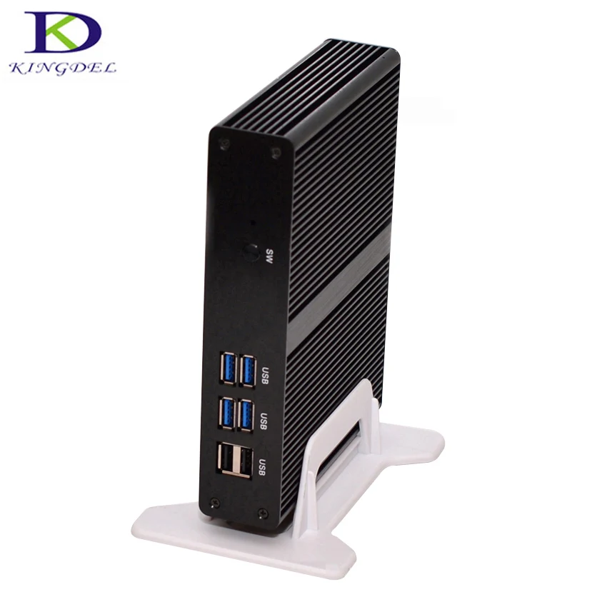 Мини-компьютер Barebone J1900 четырехъядерный 1080P 12 В настольный мини-компьютер Pentium 3556U