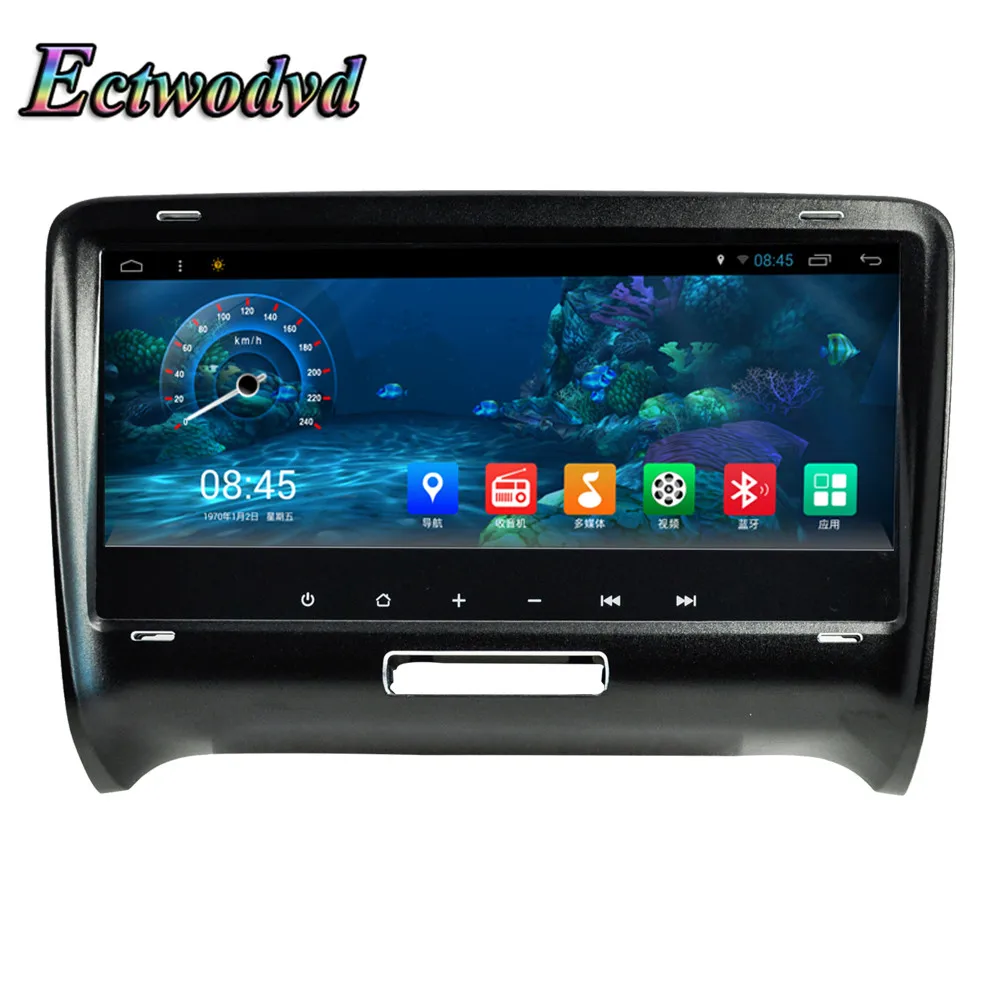 Ectwodvd 8 дюймов четырехъядерный Android 7 1 автомобильный DVD gps Навигатор Радио для Audi TT