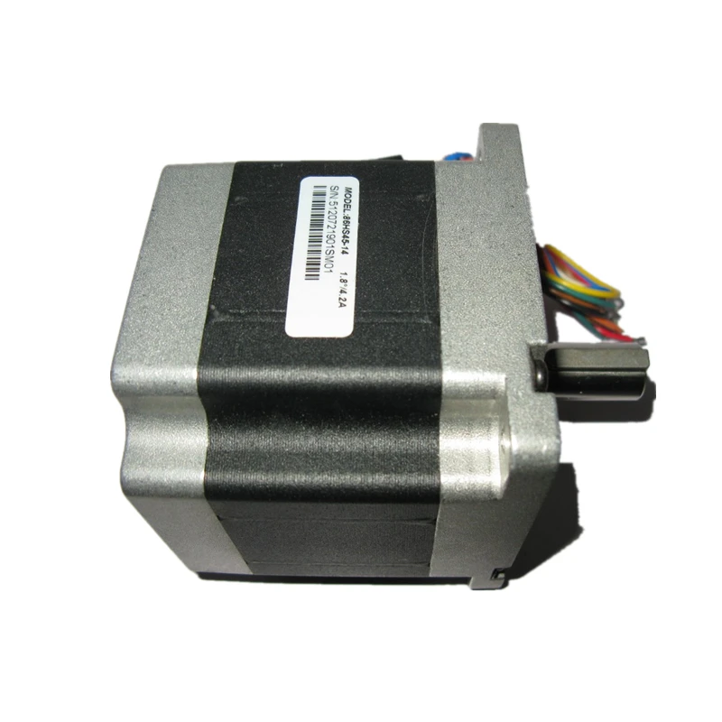 CNC NEMA34 шаговый двигатель 4 5 нм 643oz in 2 фазы 4.2A D = 12 7 мм 86HS45 14 гибридный для