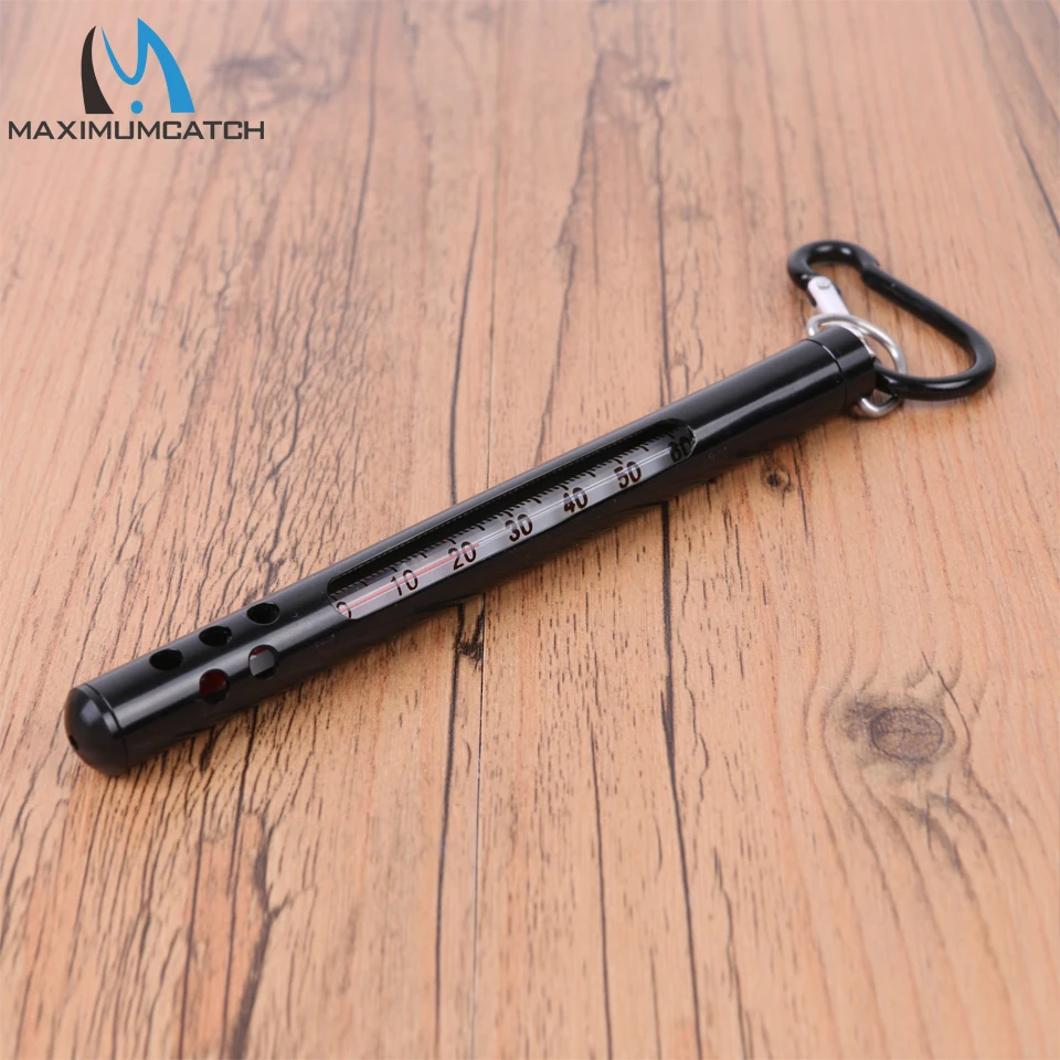 Высококачественный синий/черный/зеленый термометр для рыбалки нахлыстом Maximumcatch