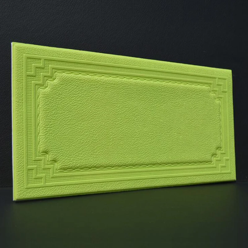 Новый 3D пенопластовый гибкий стикер из искусственной кожи с рисунком